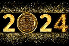 Carte de voeux du château Filhot pour l'année 2024