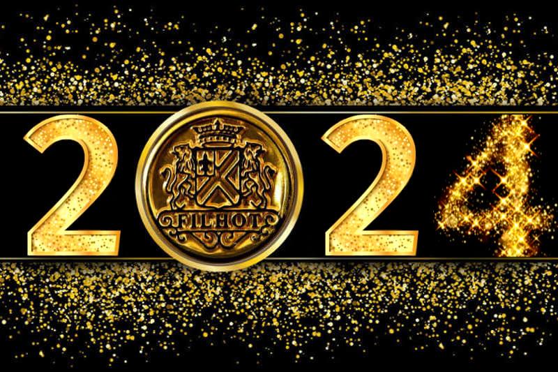 Carte de voeux du château Filhot pour l'année 2024